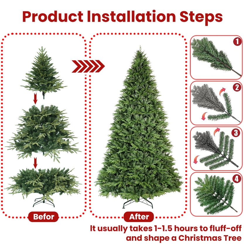 PVC Hybrid Christmas Tree