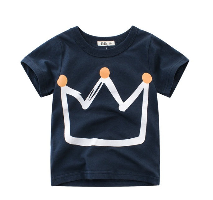 Boys Cotton Short Sleeves T-shirt