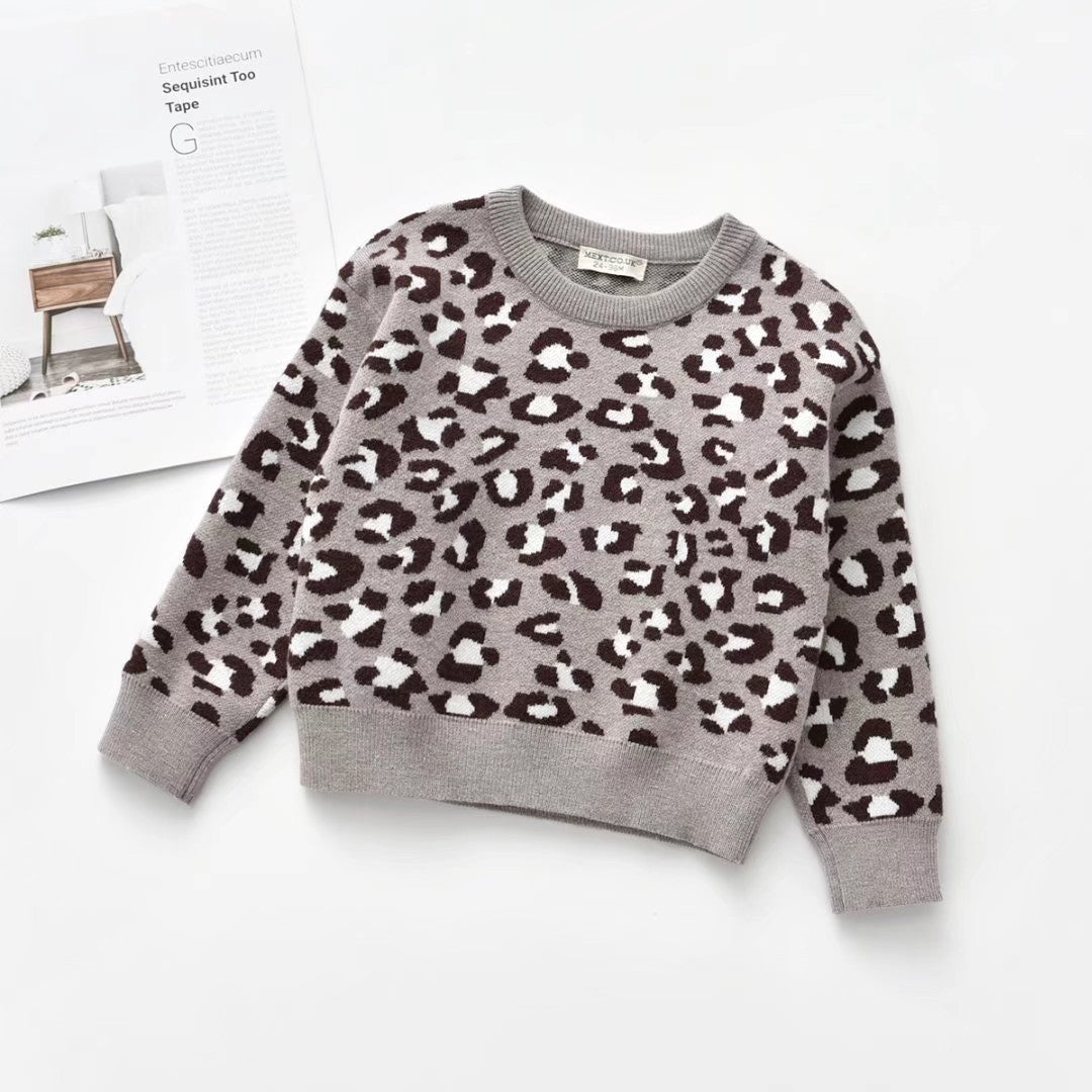 Leopard Sweater For Kids