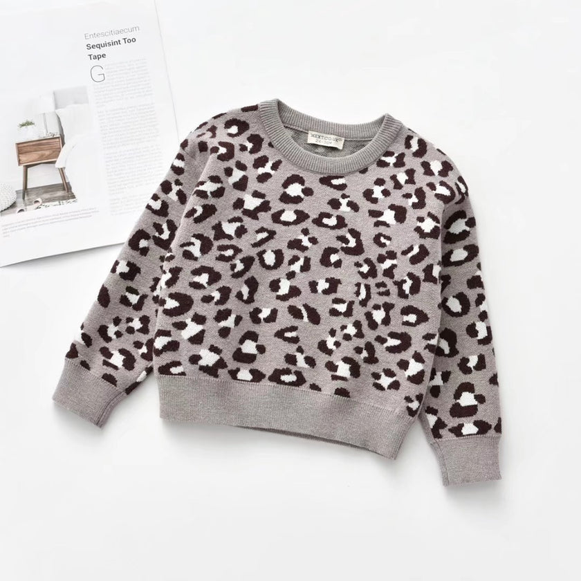 Leopard Sweater For Kids