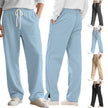 Loose Casual Jacquard Knit Straight-leg Pants