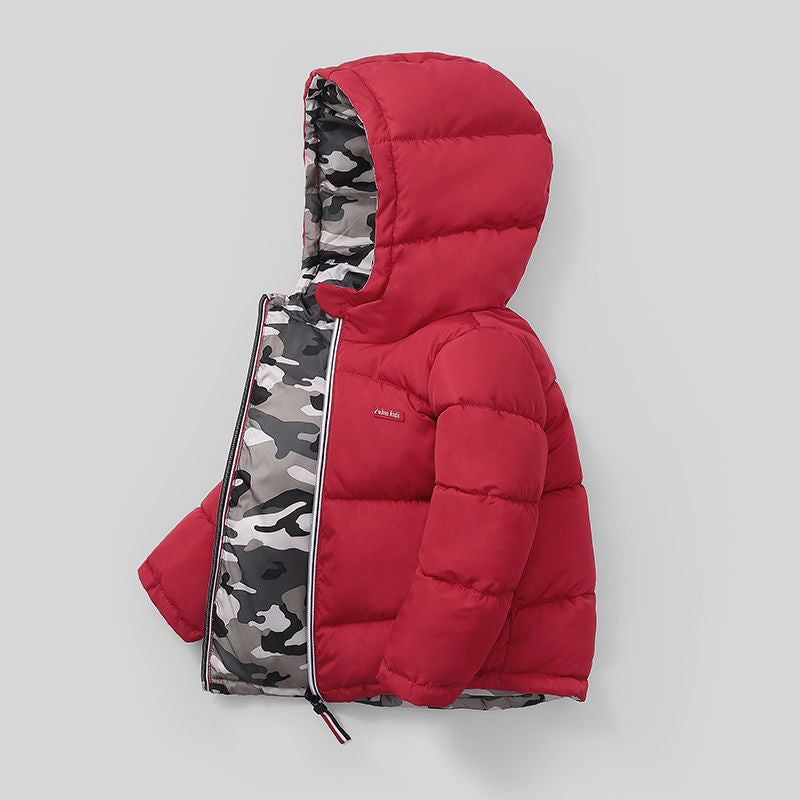 Children's Double-sided Padded Winter Jackets
