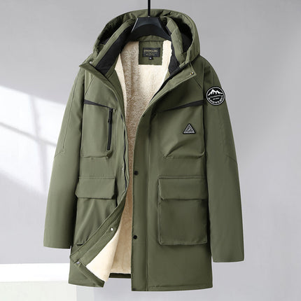 Men's Mid-length Extra-thick Winter Coat