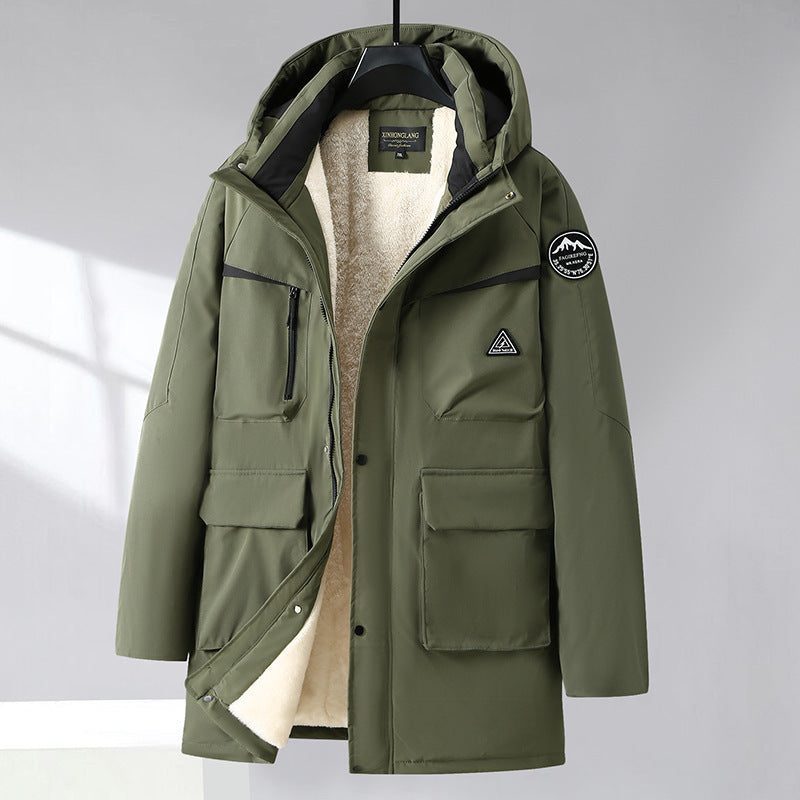 Men's Mid-length Extra-thick Winter Coat