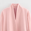 Women's Belted Long-sleeve Wool Coat