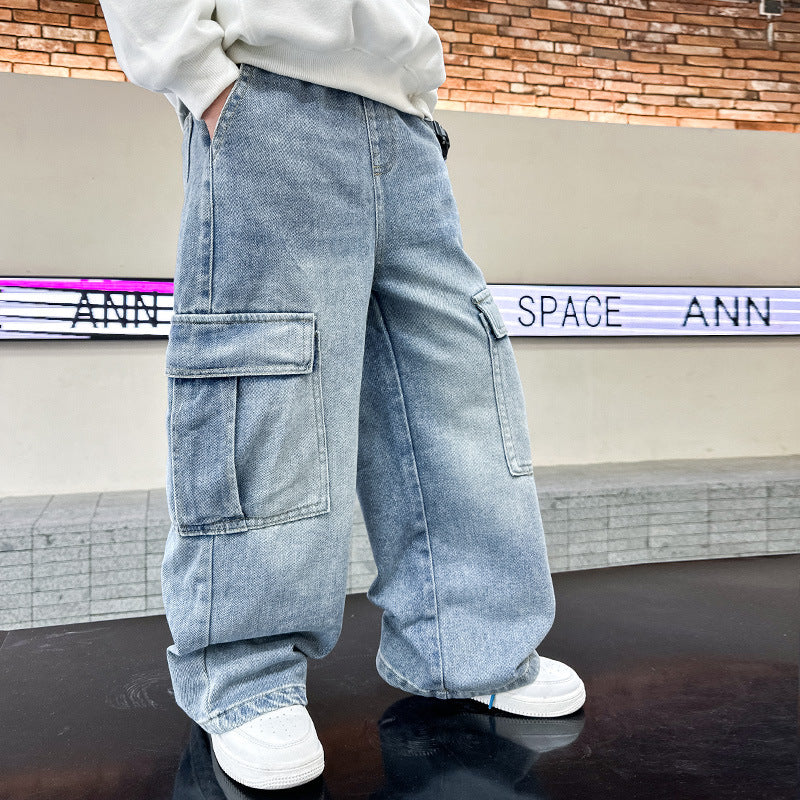Boys Cargo Jeans