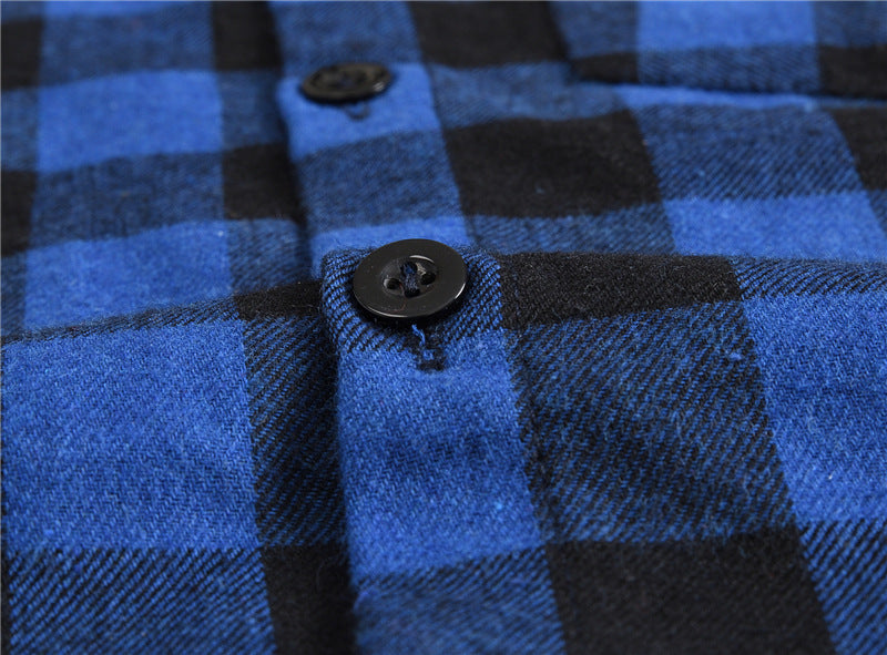 Boys Long sleeve Plaid Shirt