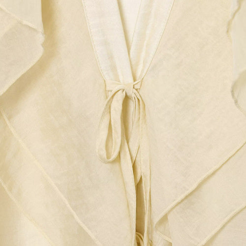 European And American Style New Fashionable Layered Decorative Bow Blouse