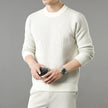 Thick Round Neck Long Sleeve Base Sweater
