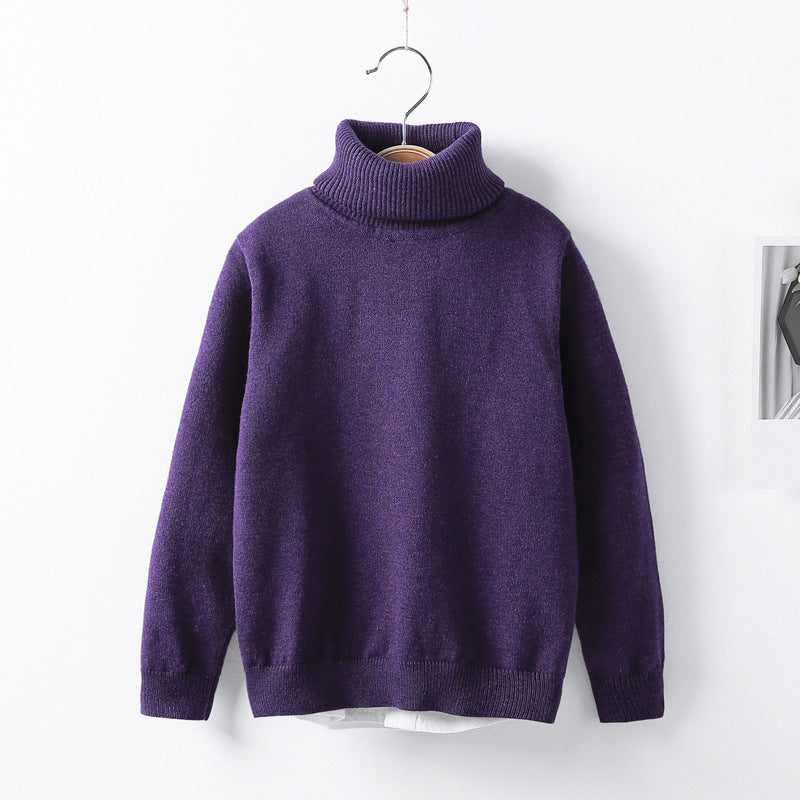 High Collar Boys Knitwear