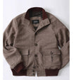 Tweed Stand-collar Single-breasted Light Luxury Retro Slim-fit Coat