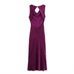 Sleeveless V-neck Slim Long Dress For Women