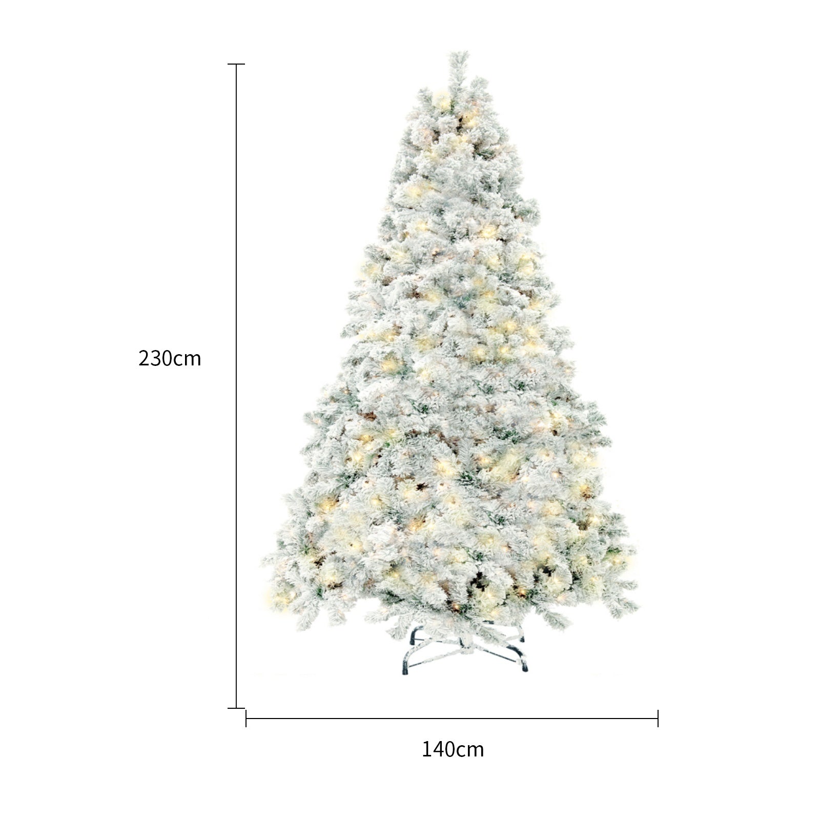 Snow Flocked Artificial Christmas Tree