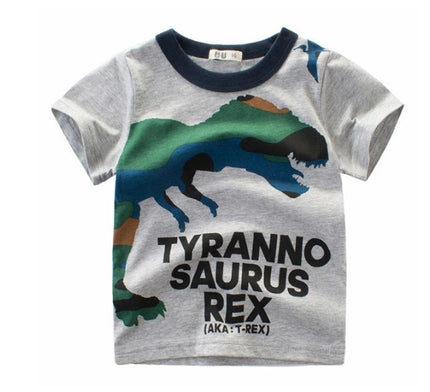 Boys Cotton Short Sleeves T-shirt