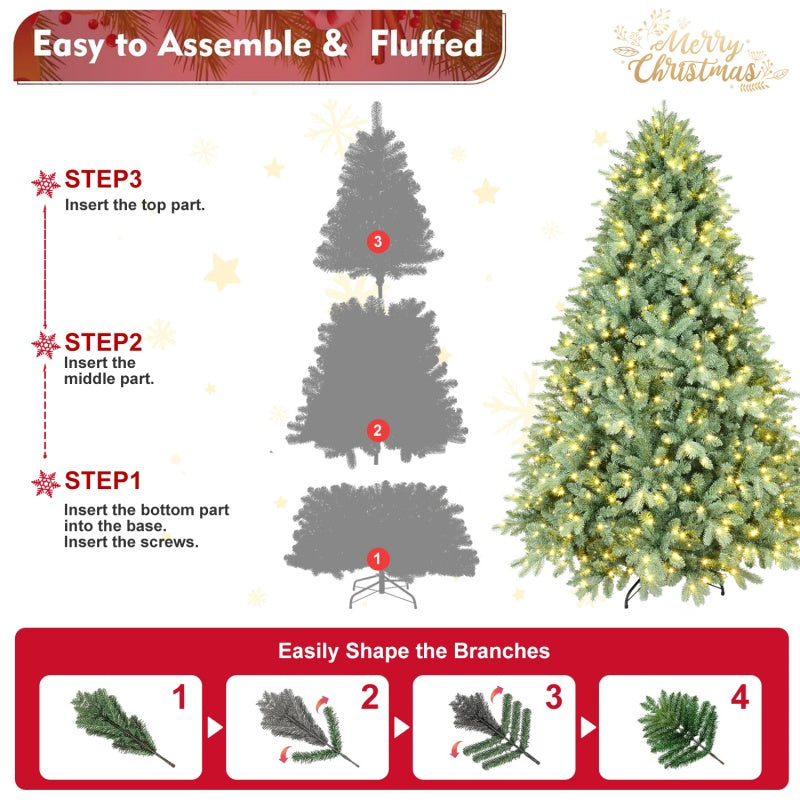 Pre-Lit Mix Christmas Tree