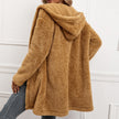 Mid-length Hooded Wool Coat