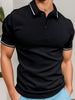 Men's Casual Button Short Sleeve Lapel Shirt