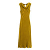 Sleeveless V-neck Slim Long Dress For Women