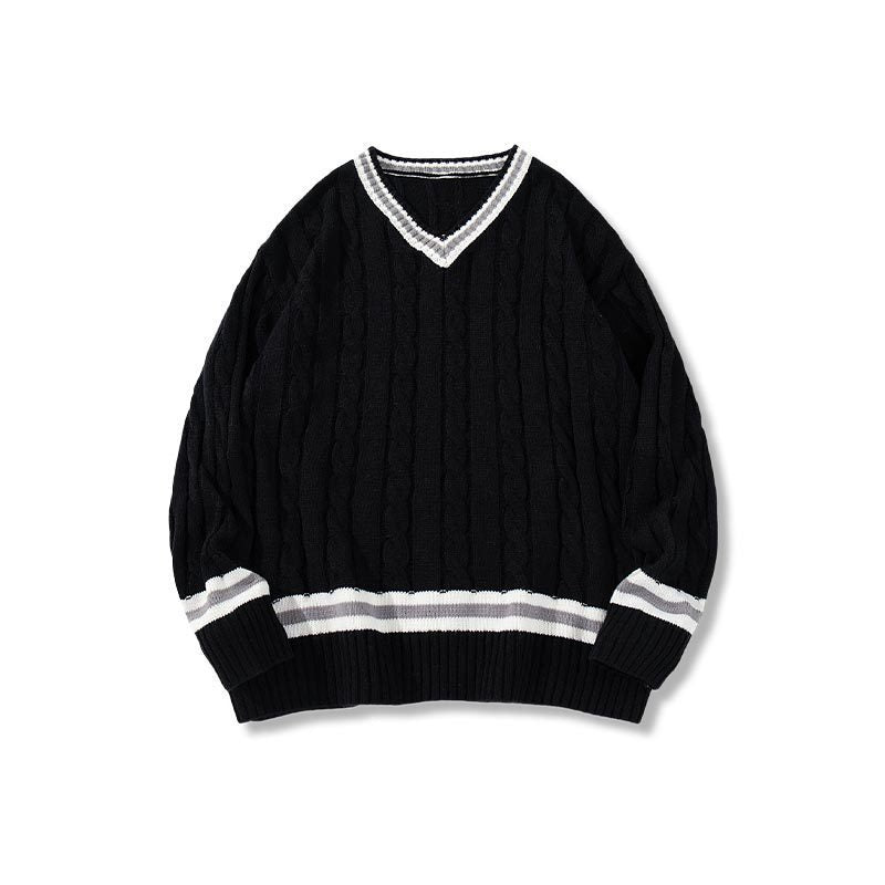American Style V-neck Sweater