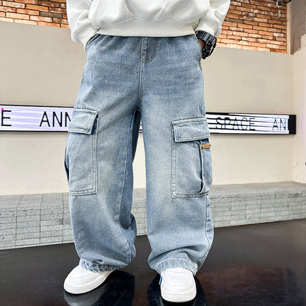 Boys Cargo Jeans
