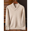 Men's Collar Wool Pullover Sweater