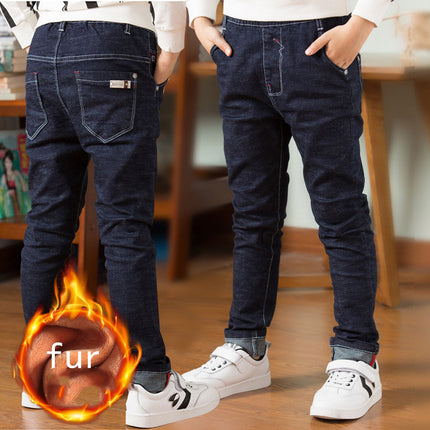 Boy's Thick Jeans Casual Wear
