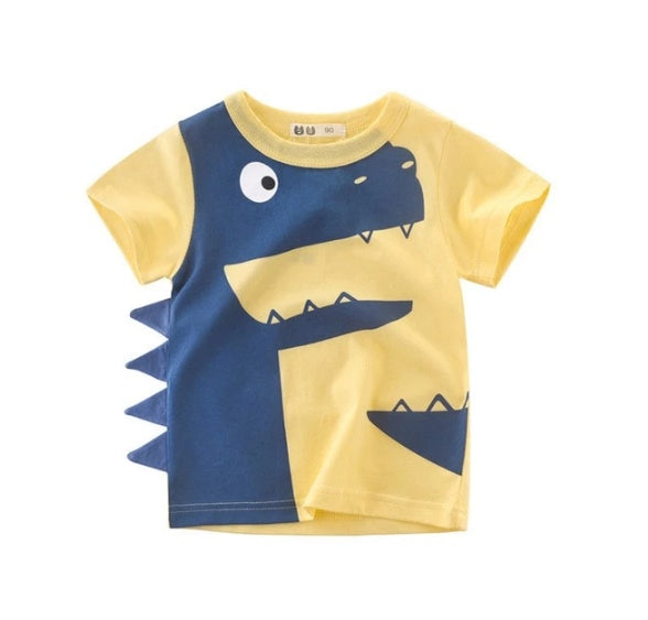 Boys Cotton Short Sleeves T-shirt