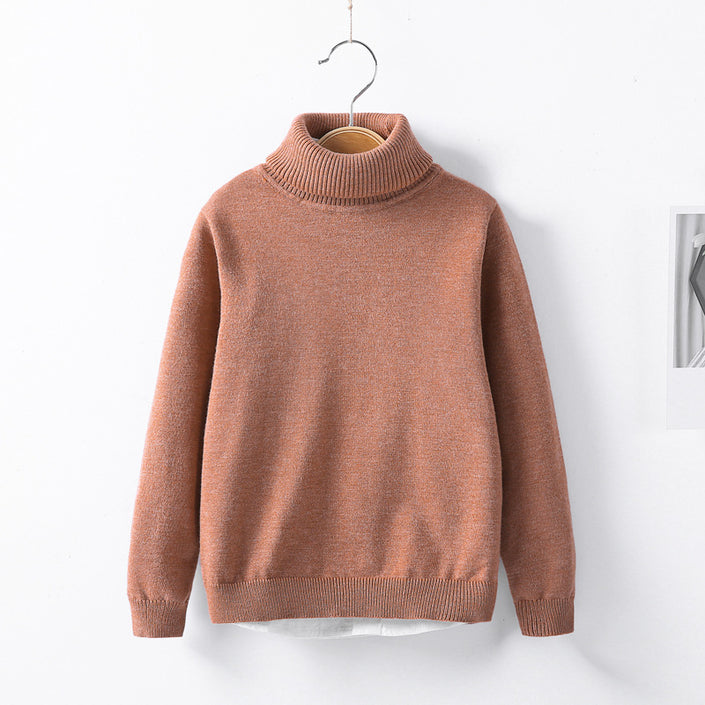 High Collar Boys Knitwear