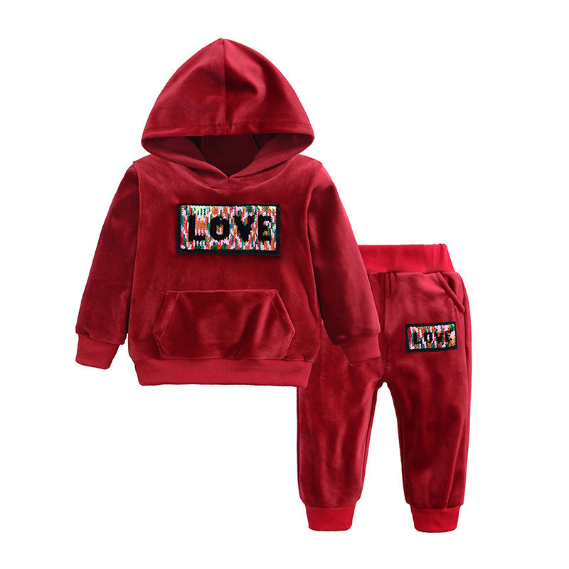Baby Girl Hoodie Set