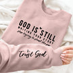 Vibrant Letter Print Crew Neck Sweatshirt Soft