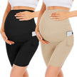 Maternity High Waist Pants With Pocket