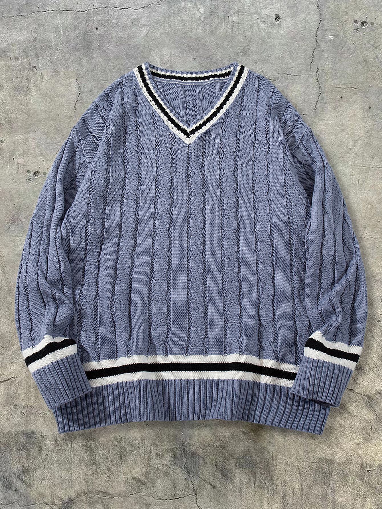 American Style V-neck Sweater