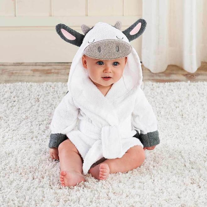 Animal Modeling Baby Bathrobe