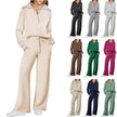 Half Zip Casual Lounge Set