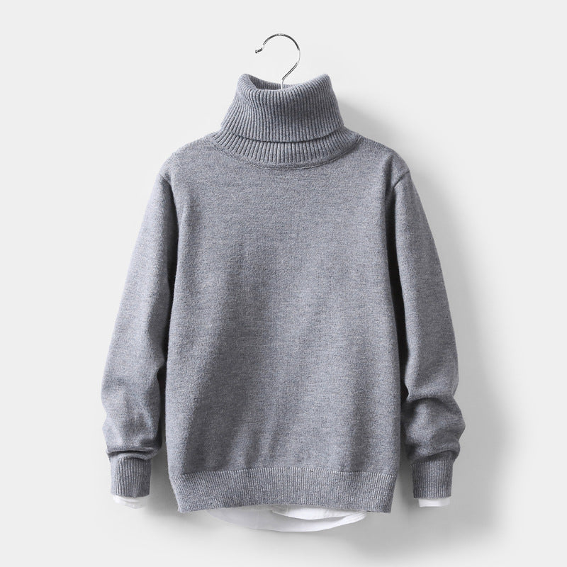 High Collar Boys Knitwear