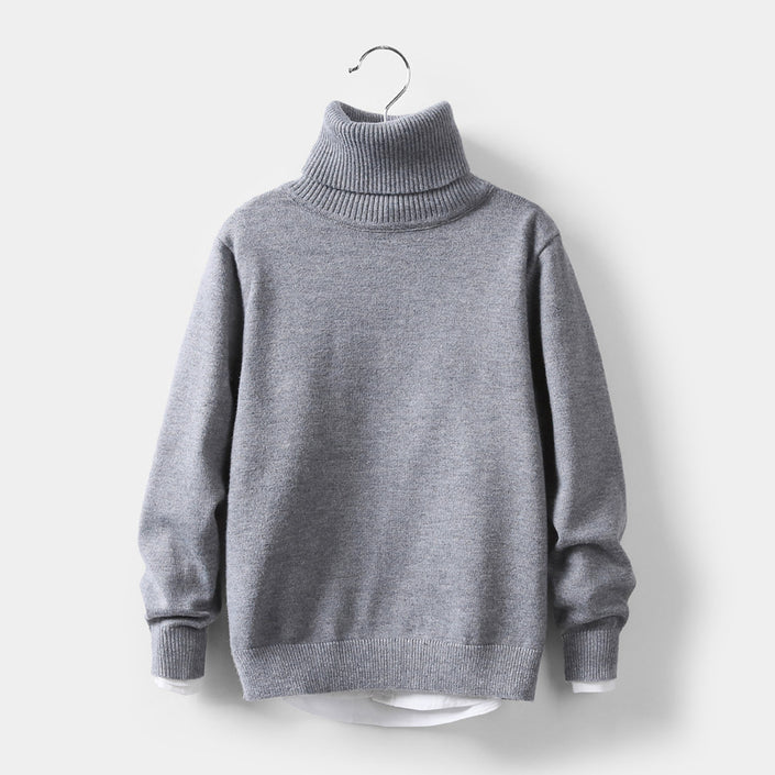 High Collar Boys Knitwear
