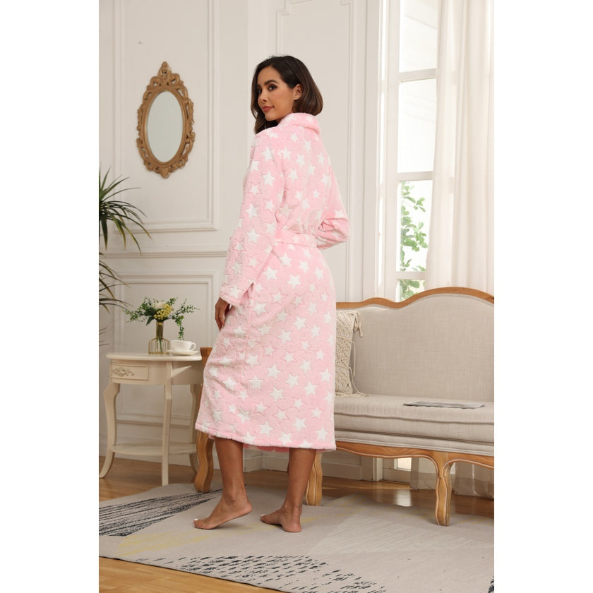 Soft Fleece Robes For Women, Lightweight And Warm, Spa & Bath Robes For Mom, Wife & Friend