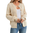 Women's Bow Long Sleeve Cardigan