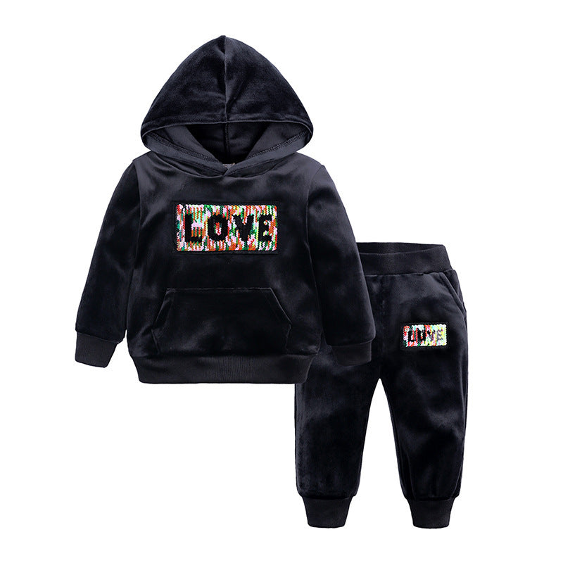 Baby Girl Hoodie Set