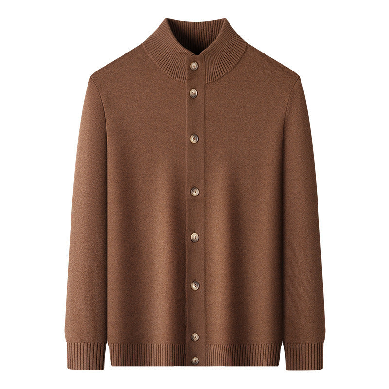 Casual Thick Semi-turtleneck Sweater Old Money Style