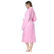 Women's Bathrobe Ladies Fleece Plush Warm Long Robes Fleece Nightgown Sleepwear