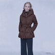 Women's Short Tie-front Warm Coat