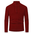 Men's Half Zipper Polo Long Sleeve Sweater