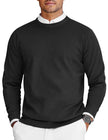 New Men's Round Neck Sweater Long Sleeve Knit