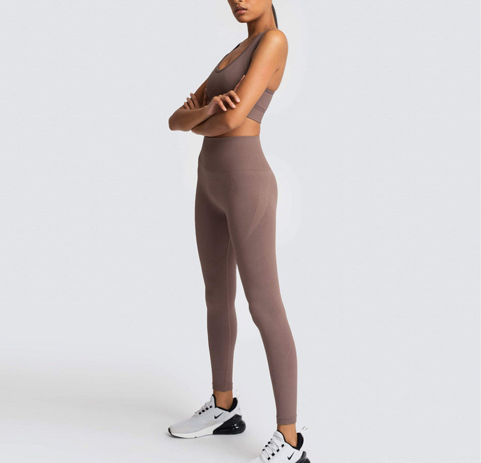 I-shaped Bra 2 Piece Yoga Set