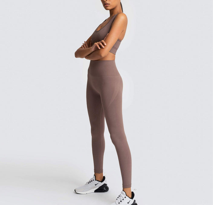I-shaped Bra 2 Piece Yoga Set