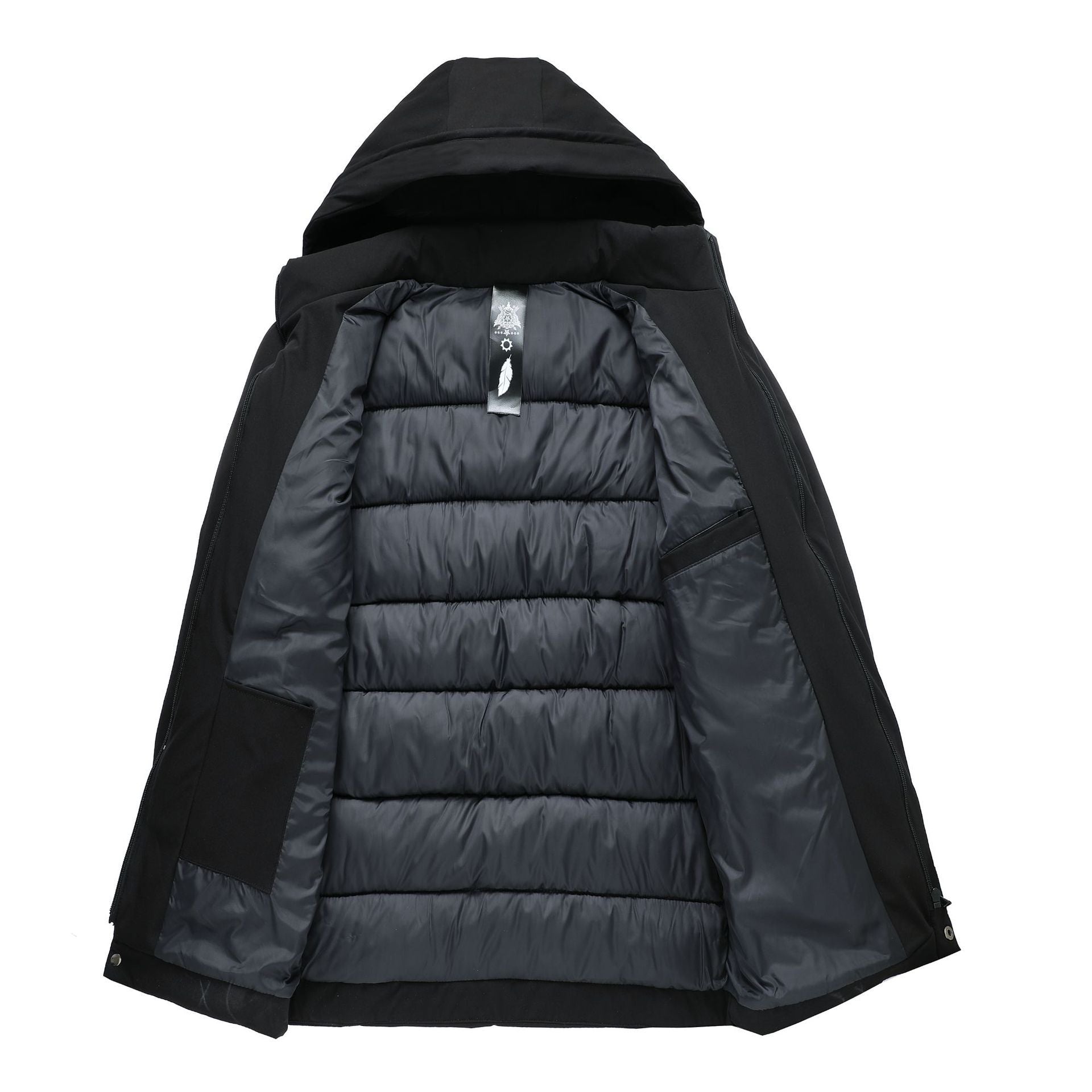 Thick Padded Mid-length Men's Jacket