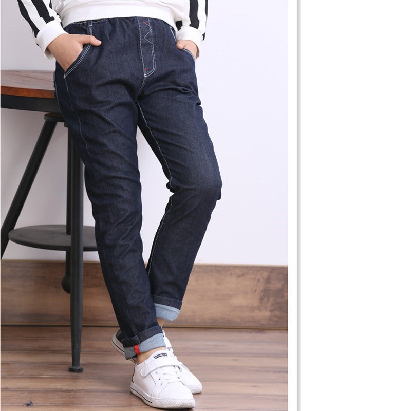Boy's Thick Jeans Casual Wear