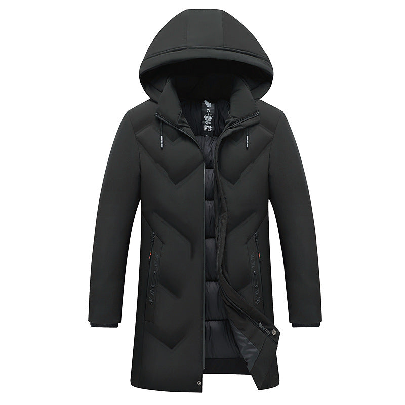 Thick Padded Mid-length Men's Jacket