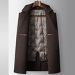 Men's Autumn And Winter Mid-length Detachable White Goose Down Inner Handmade Coat
